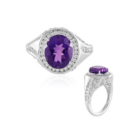 Sibirischer Amethyst-Silberring (de Melo)