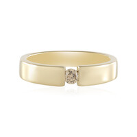 I2 Schokoladen-Brillant-Goldring