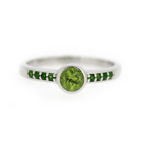 Peridot-Silberring