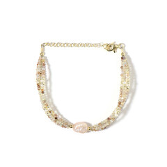 Edelstein-Silberarmband (Riya)