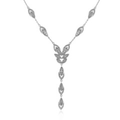 Zirkon-Silbercollier