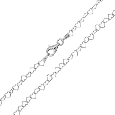 Design-Silberhalskette - 2,8 g - 42 cm