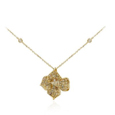 SI2 Fancy-Brillant-Goldhalskette (CIRARI)
