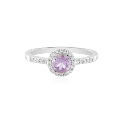 Lavendel-Amethyst-Silberring