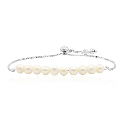 Süßwasserzuchtperlen-Silberarmband
