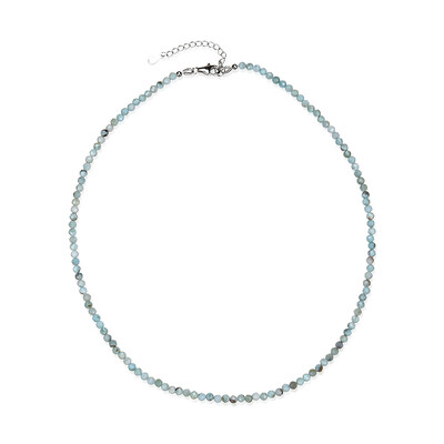 Larimar-Silberhalskette