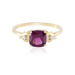 Magenta-Granat-Goldring