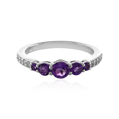 Sambia-Amethyst-Silberring