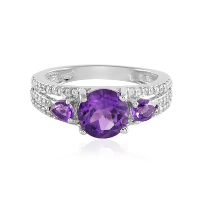 Sambia-Amethyst-Silberring