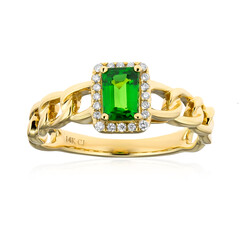 AAA-Kenianischer Tsavorit-Goldring (CIRARI)