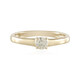 I2 Schokoladen-Brillant-Goldring