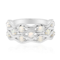 Australischer Opal-Silberring