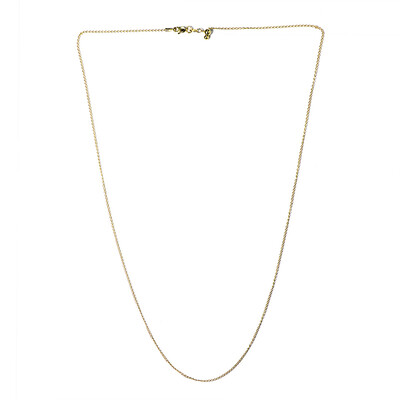 Silber-Radakette - 61 cm - 1,95 g - vergoldet