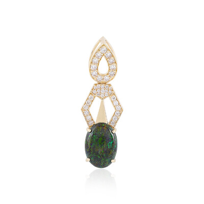 Andamooka-Matrix-Opal-Goldanhänger (AMAYANI)