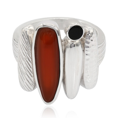 Karneol-Silberring (MONOSONO COLLECTION)