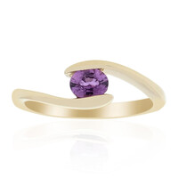 Purpurfarbener Ceylon-Saphir-Goldring