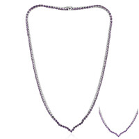 Amethyst-Silbercollier