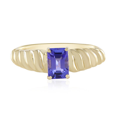 AAA-Tansanit-Goldring (de Melo)