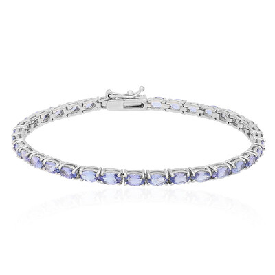 Tansanit-Silberarmband