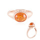 Mandarin-Granat-Goldring (KM by Juwelo)