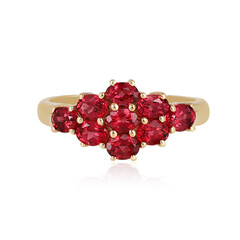 Edelroter Spinell-Goldring