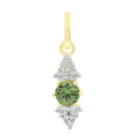 Madagaskar-Demantoid-Goldanhänger