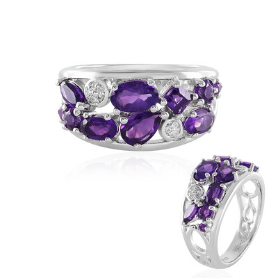 Sambia-Amethyst-Silberring