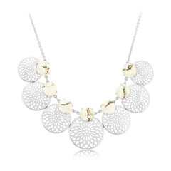 Magnesit-Silbercollier