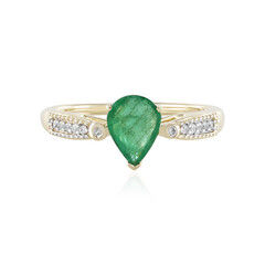 Sambia-Smaragd-Goldring