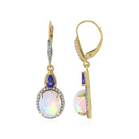 Welo-Opal-Goldohrringe (Adela Gold)