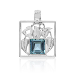 Londonblauer Topas-Silberanhänger (VIENNA 1903)