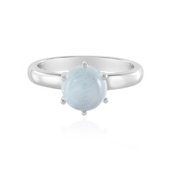Brasilianischer Aquamarin-Silberring