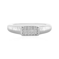I2 (I) Diamant-Silberring