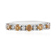 Cognac-Zirkon-Silberring