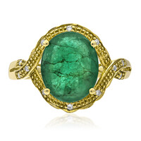 Sambia-Smaragd-Goldring (AMAYANI)