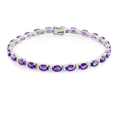 Marokkanischer Amethyst-Silberarmband