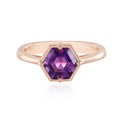 Sibirischer Amethyst-Silberring (Adela Silber)