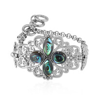 Abalone-Muschel-Silberarmband (Art of Nature)