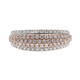 Pinkfarbener I1 Brillant-Goldring (CIRARI)