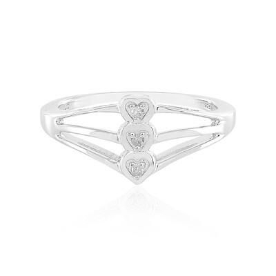 I2 (I) Diamant-Silberring