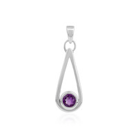 Sibirischer Amethyst-Silberanhänger