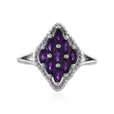 Sambia-Amethyst-Silberring