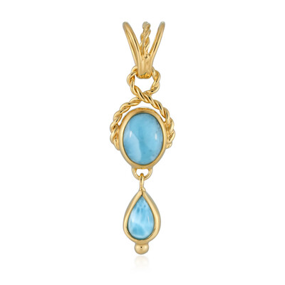 Larimar-Silberanhänger