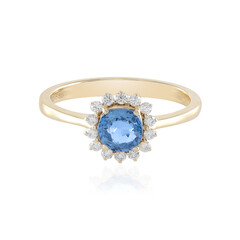 Cobaltblauer Luc Yen-Spinell-Goldring (AMAYANI)