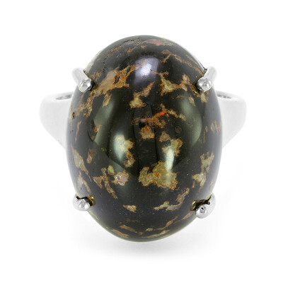 Leoparden-Opal-Silberring