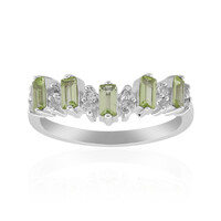 Burmesischer Peridot-Silberring