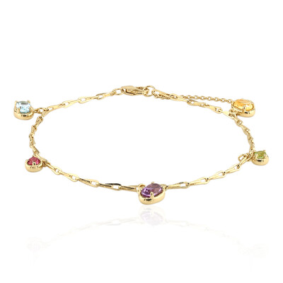 Edelstein-Silberarmband