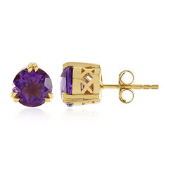 Marokkanischer Amethyst-Silberohrringe