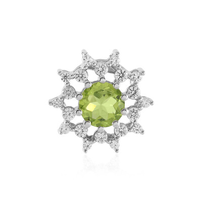 Arizona-Peridot-Silberanhänger