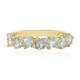 Brasilianischer Aquamarin-Silberring